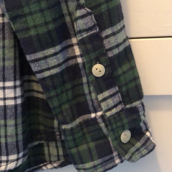 Lands’ End Kids Flannel Shirt Size M (10-12) - Picture 4 of 5